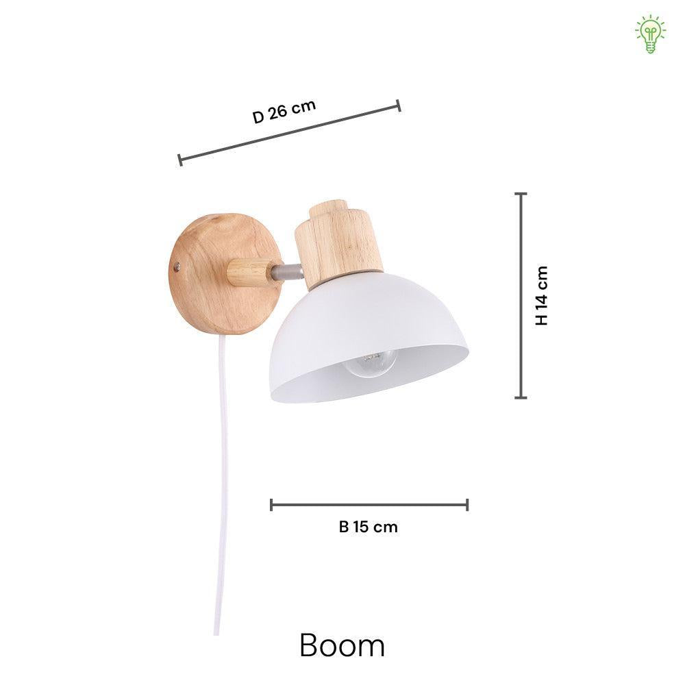 Boom Væglampe Grøn