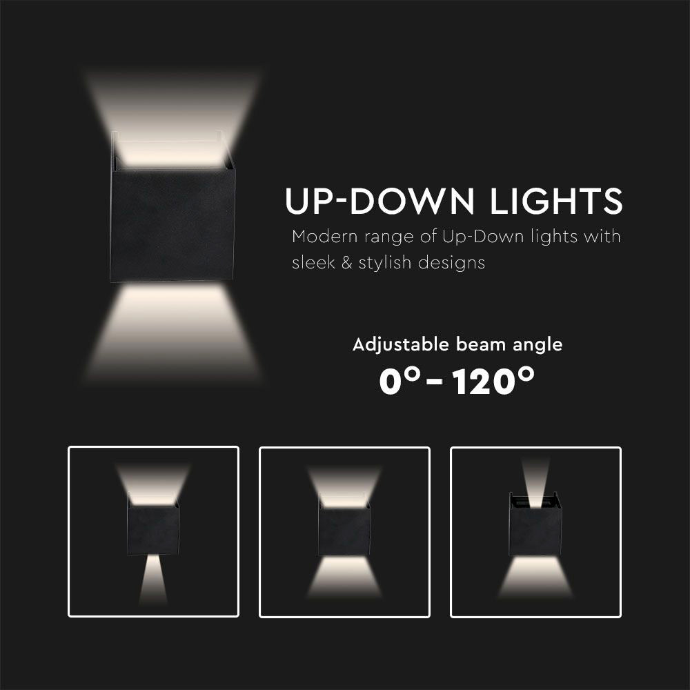 LED Væglampe 6W Udendørs Antique Copper