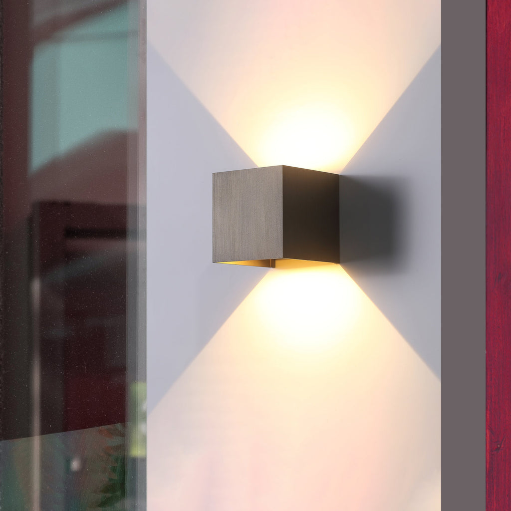 LED Væglampe 6W Udendørs Antique