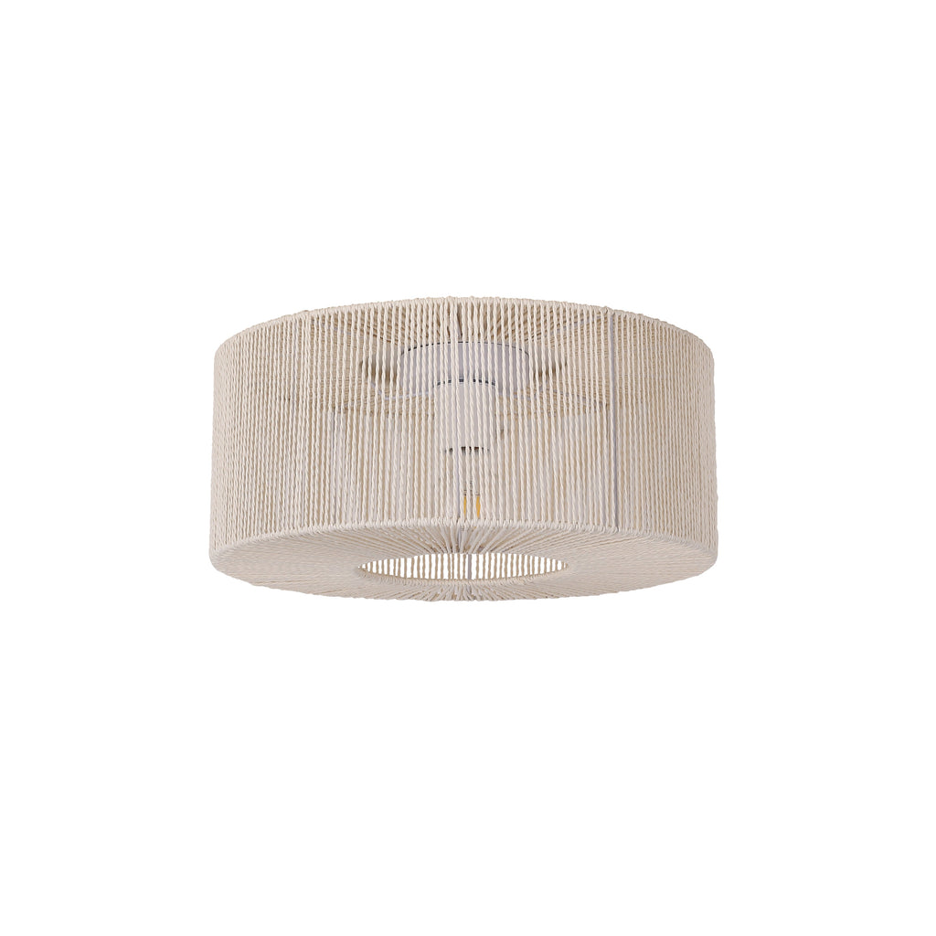 Braided Loftlampe Ø46 Raw White