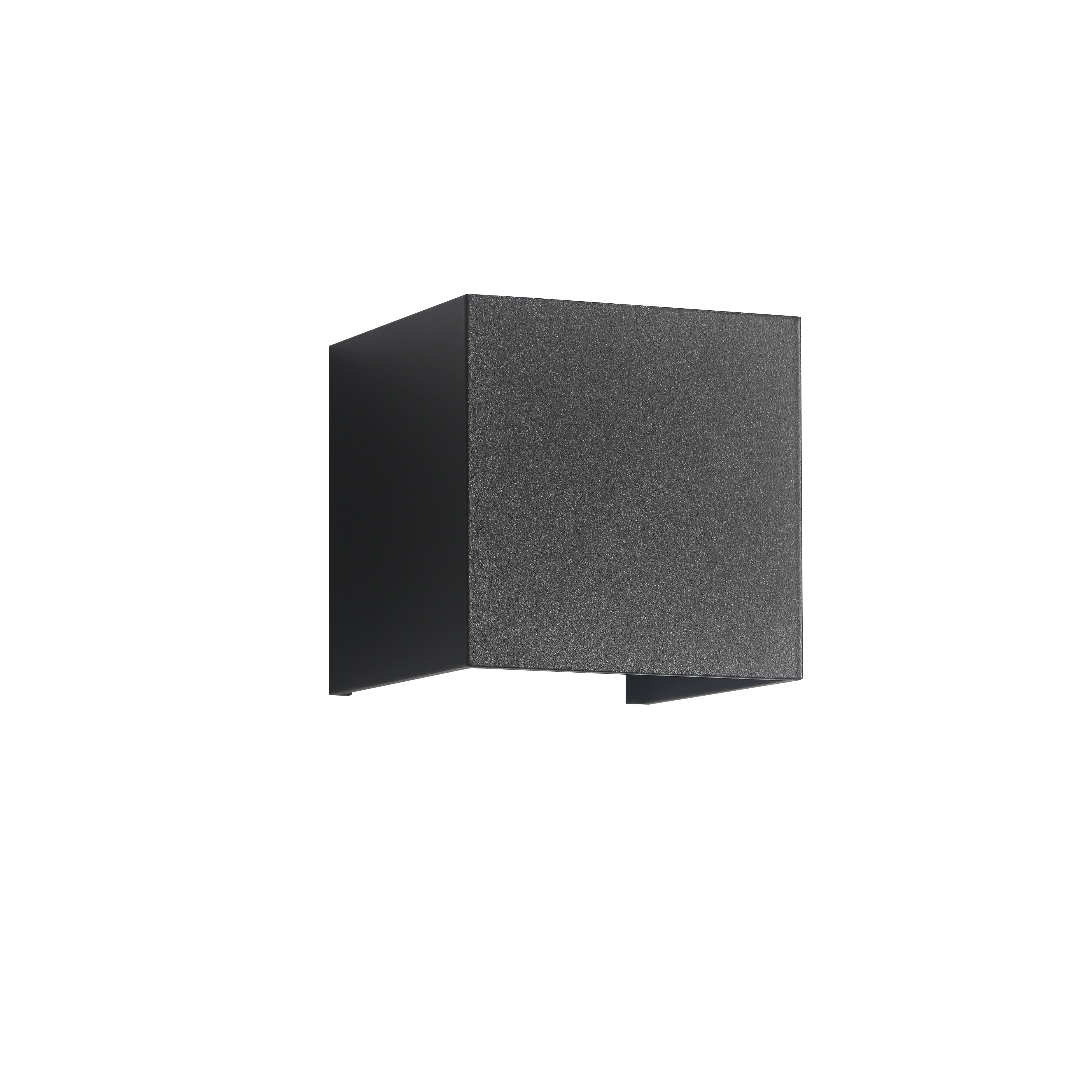 LED Væglampe 6W Udendørs Sort