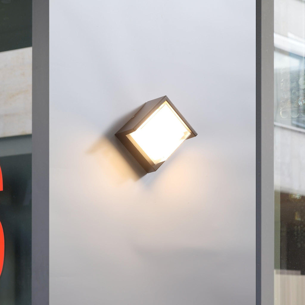Square 6W LED Væglampe