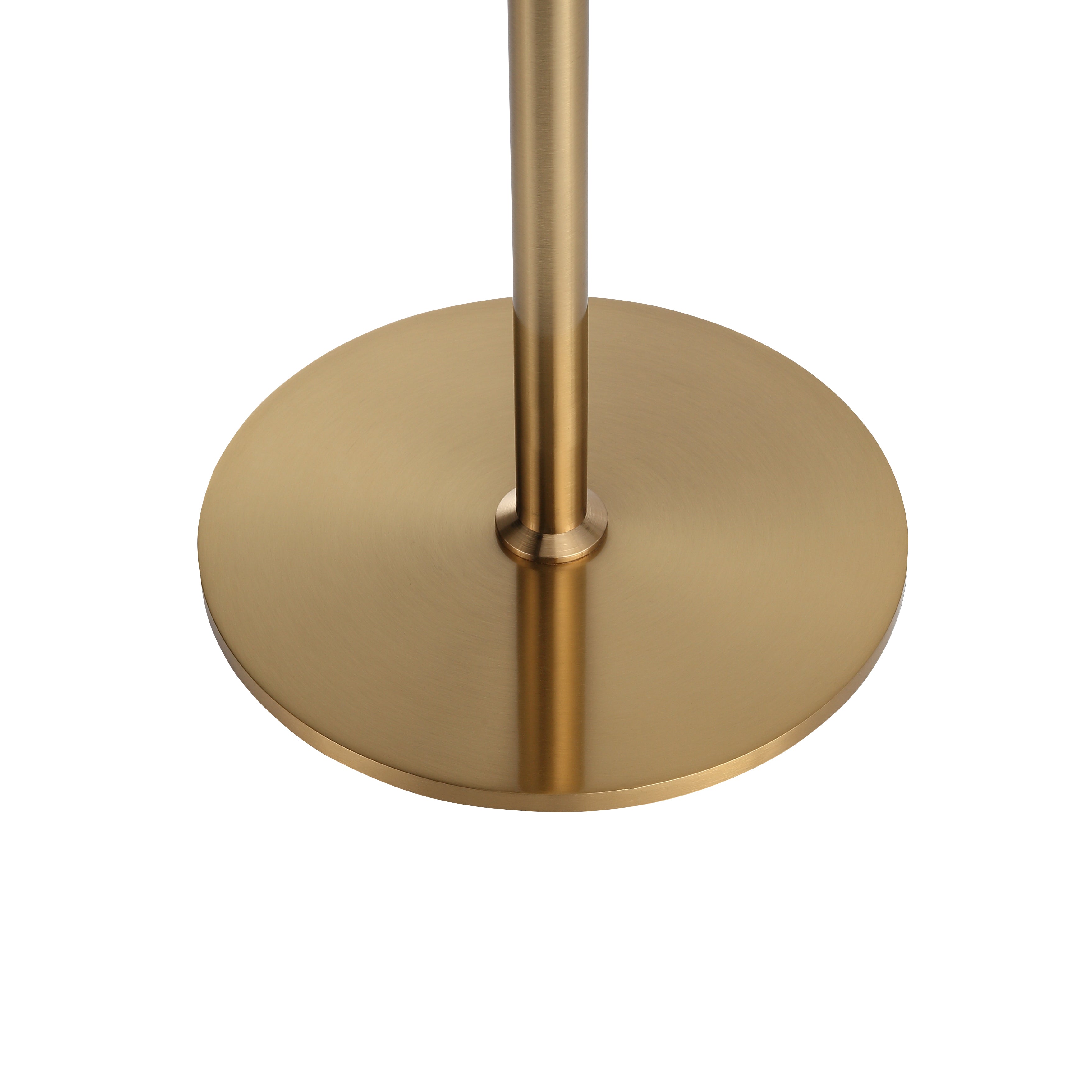 Trento Gulvlampe Messing/Opal