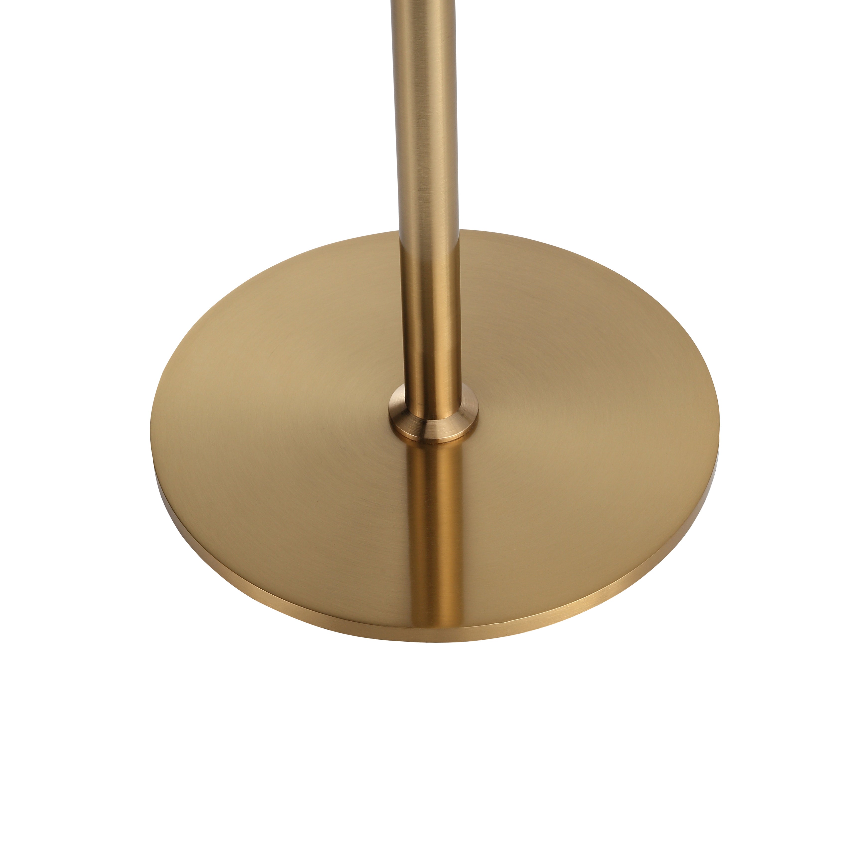 Trento Gulvlampe Messing/Amber