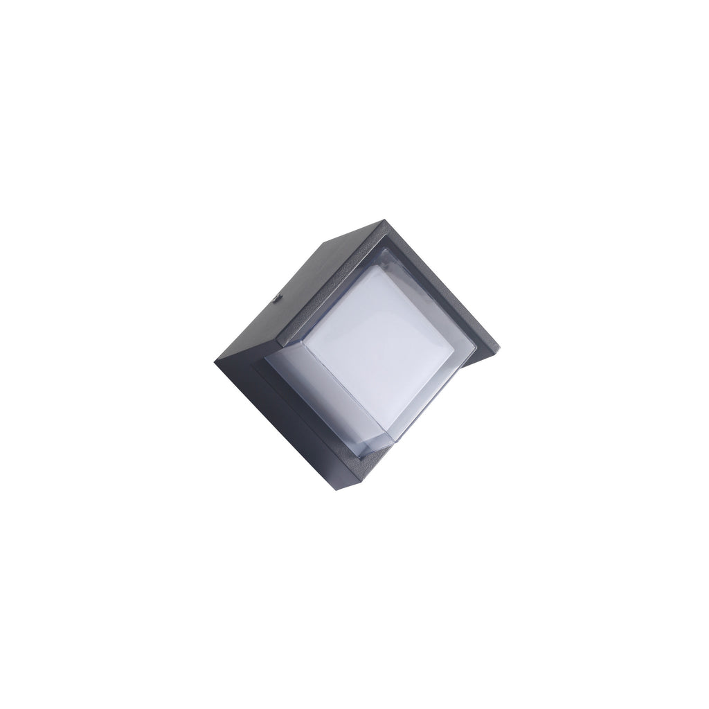 Square 6W LED Væglampe