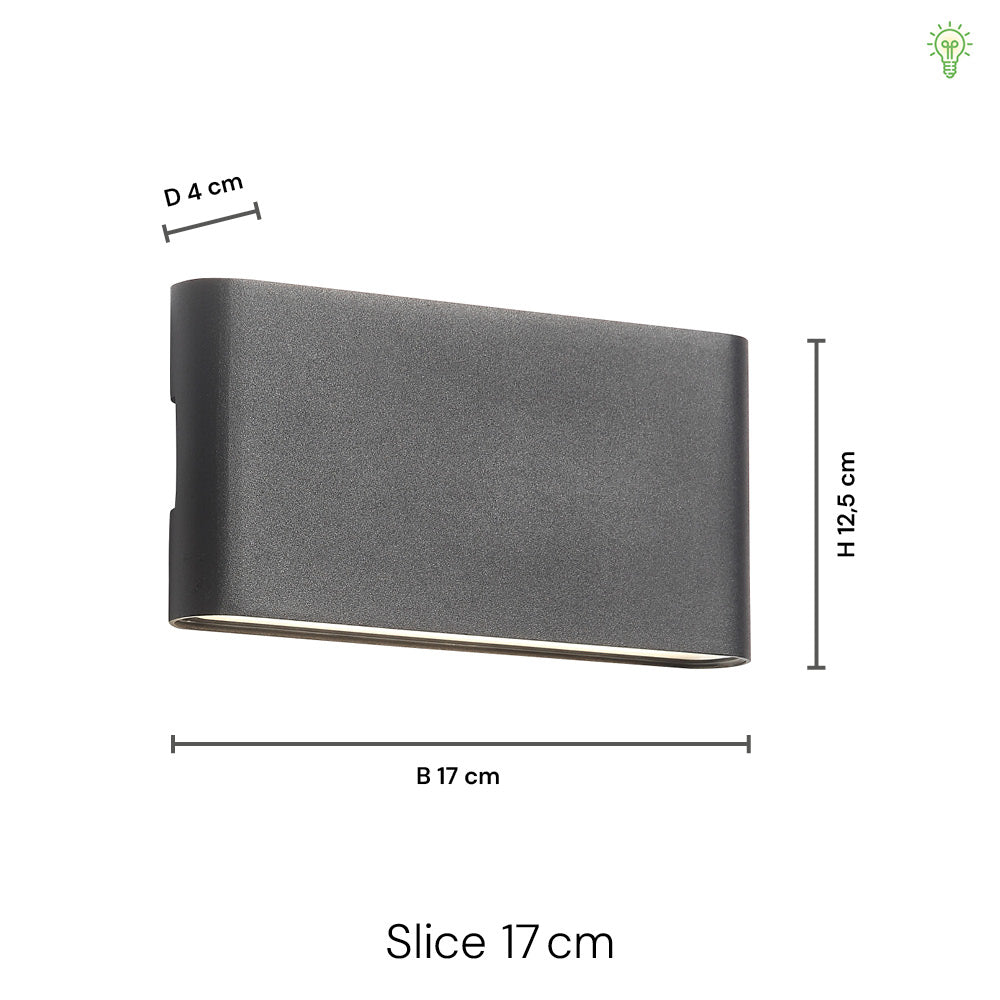 Slice 17cm LED IP54 Udendørs