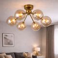 Lugano Loftlampe Ø64 Amber