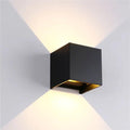 LED Væglampe 12W Udendørs Sort